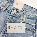 Revice Denim Revice Frontrunner High Rise Distressed Straight Leg Jeans Grand Prix Light Wash Photo 8