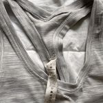 Lululemon White  Racerback Tank Photo 1