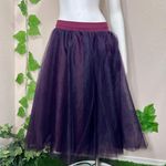 Windsor Purple Tulle Ballerina Poofy Skirt Photo 1