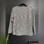 Loft  Petite Textured Woven Pullover Crewneck Sweater Women’s Shirt Sz MP EUC Photo 3