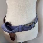 We The Free Free People  Jona Wisteria Haze Women's Leather Belt Size M/L Photo 3