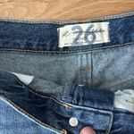 Free People Denim Shorts Womens Size 26 High Rise Distressed Jean Shorts Medium Photo 2