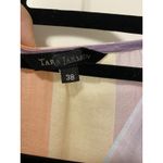 Tara Jarmon Stripey Midi‎ dress pastel Rainbow French 38 US S/6 Photo 3