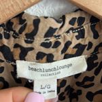 Beach Lunch Lounge Collection Front Button Leopard Tank Front Tie Large Photo 2