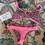 Maaji  reversible pink / zebra bikini set Photo 1
