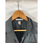 Kenneth Cole  Button Up shirt dress short sleeve black size 6 Photo 1