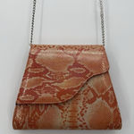 Bellini Faux Snake Print Orange Flap Bag Crossbody Y2k Boho Photo 0