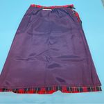 Pendleton  Vintage 1970’s Red and Blue Plaid Virgin Wool Skirt Lined Size Small Photo 7