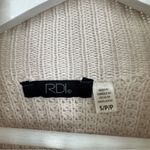 RDI Knit Mock Neck Oatmeal Sweater Small Photo 3