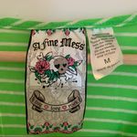 A Fine Mess Hankerchief Hem Striped Tank Top Green Size M Photo 2