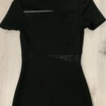 EXPRESS Body-con style LBD with mesh details. Photo 4