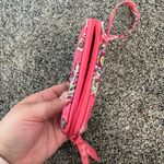 Vera Bradley Call Me Coral Pink Coin Purse Wristlet w/ Zipper & Clear Card Slot Photo 2