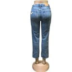 Pistola  Denim Destroyed Ripped Destroyed Straight Leg Blue Jeans Womens 26 Photo 1