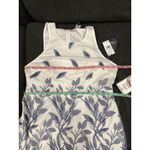 Adrianna Papell  Leaf Embroidered Sheath Mini Dress Size 16 Photo 9