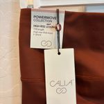 Calia by Carrie Calia Powermove Collection High Rise 7/8 Length Women’s Red Brown Legging XS Photo 2