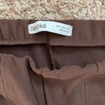 Bershka Brown High Waisted  Pants Photo 6