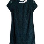Laundry by Shelli Segal green lace midi dress semi formal short sleeves summer Photo 0