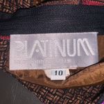 Platinum Dorothy Schoelen 90s Colorblock Skirt Vintage Pencil Skirt Rainbow Grid Photo 4