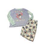 Disney  WOMENS STITCH 2 PIECE PAJAMA  SET - size small 4/6 Photo 2