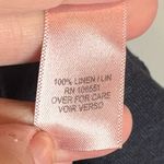 Calypso St. Barth  navy blue linen tunic top Photo 3