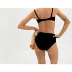 Everlane The High-Rise Hipster Bikini Bottom Moderate Coverage Stretch Black XS Photo 2