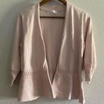 NWT 89th Madison Women Pastel Pink Open Cardigan Office Business Casual M Medium Photo 0