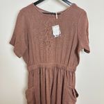 Free People Happy To Be Here One-Piece in Withered Rose Size Medium NWT Photo 3