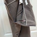 Brunello Cucinelli  Skirt Cotton Stretch Brown Womens 4 Asymmetrical Rouched Photo 7