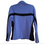 Karbon Purple and Black Fleece Zip Up Sweatshirt Size M Photo 1