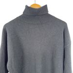 Femme Society Turtleneck Black Sweater Size Medium Minimalist Neutral Roll Neck Photo 2