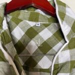 Serena & Lily  Hyannis Linen Pajamas Set in Checker Grove Green Sz M Photo 2