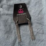 Paparazzi  Dangling Earrings Silver Photo 0