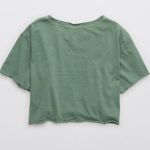 Aerie Offline by  Oversized Lightweight Slouchy Green T-Shirt Size XL Photo 1