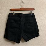 Time & Tru Midrise Black Denim Lightly Distressed Shorts Photo 1