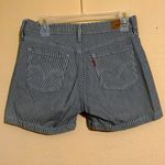 Levi's  Striped Jean Shorts junior’s Size 4 Photo 1