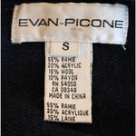 Vintage Beaded Floral Cardigan Womens Blue Cottage Grandma Core Layering Size S Photo 4