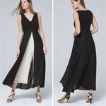 White House | Black Market New! Sleeveless Overlay Jumpsuit, 2P Photo 1