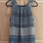 I.N. San Francisco Blue and White Tank Top Photo 0