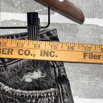 Vervet Cross waist Distressed Black and Gray Denim Shorts Women’s Size Medium Photo 5