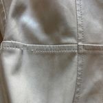 7 For All Mankind  Cream Faux Leather Puff sleeve dress Photo 1