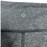 Lululemon Womens Size 10 Mid Rise Cropped Athletic Leggings Heathered Gray Sport Photo 4