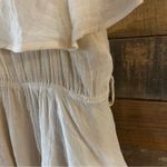 HYFVE  Cream Ruffle‎ Cold Shoulder Dress Size Large Photo 3