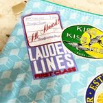 Estée Lauder  Travel Passport Stamp Cosmetics Bag Photo 2