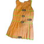 Chic Orange Mini Dress by Ali Ra‎ size 6 Pleated detail Photo 1