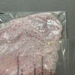 Forever 21 NWT  Crop Top M Womens Floral Print Pink White Ruffle Sleeve Knit Puff Photo 6