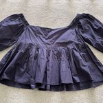 Free People Night Sky off the shoulder peasant top size xs Photo 2