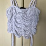 Pretty Little Thing White Crop Top Photo 0