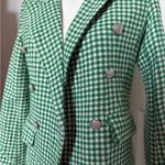 SheIn Green Houndstooth Blazer Photo 3