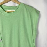 SFERA Basic Mint Green Button Front Cap Short Sleeve T Photo 2