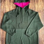 St. John  Green Over size Half Zip Hoodie Pullover Sweater size Small Photo 0